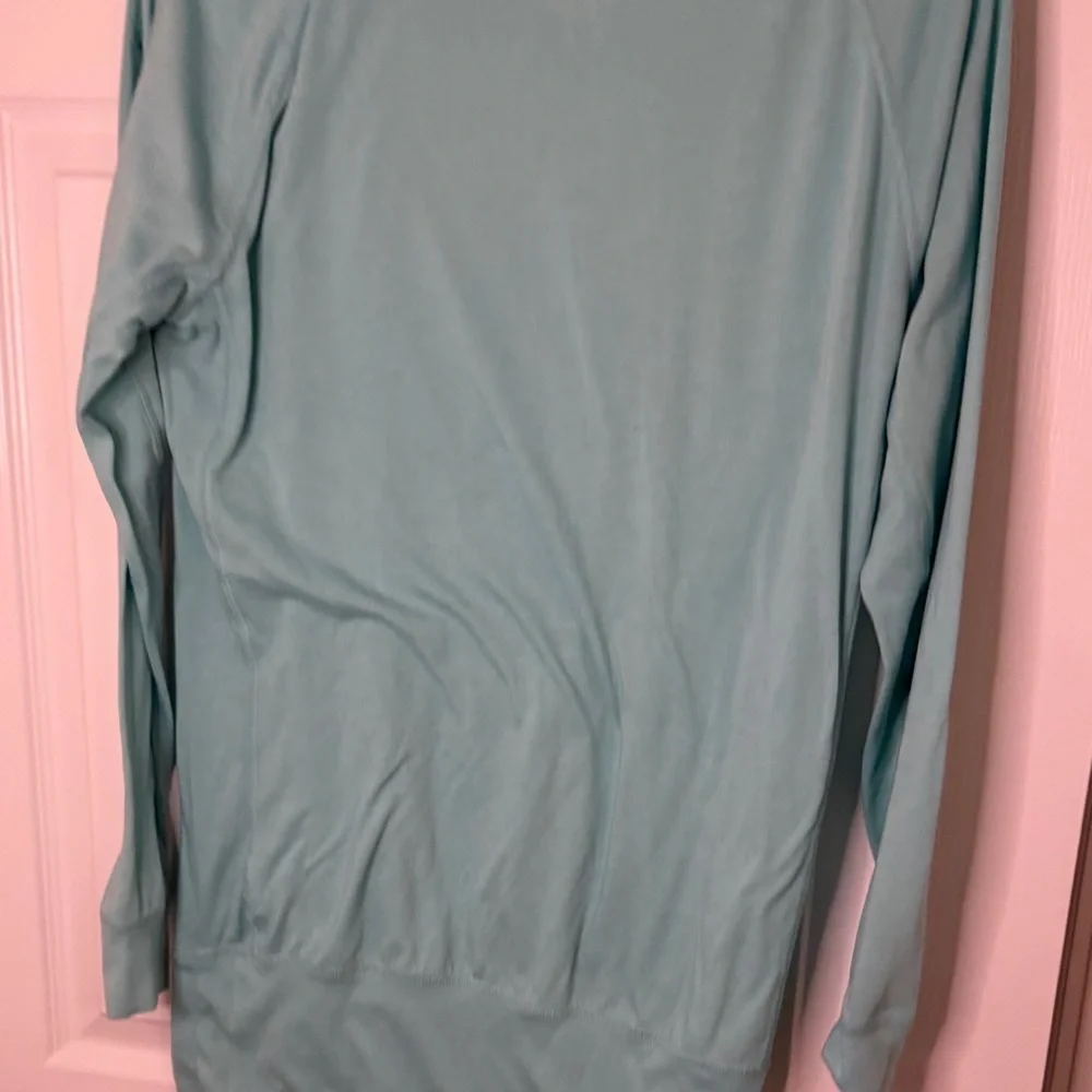 Women's Aqua Nike Dry Fit Long Sleeve Top - Picture 4 of 4